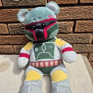 Build A Bear Star Wars Boba Fett 12" Seated Plush Pre-owned